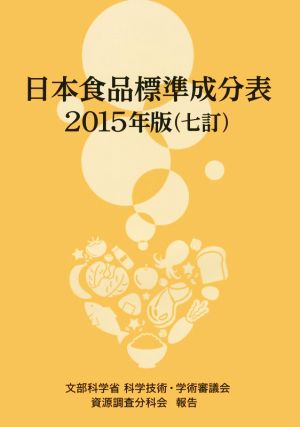 日本食品標準成分表 七訂(2015年版)