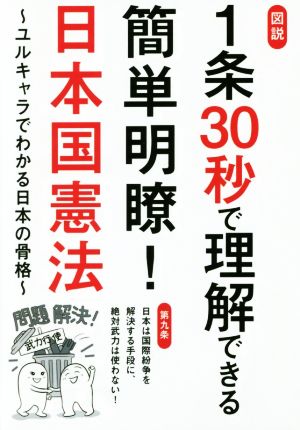 図説 1条30秒で理解できる簡単明瞭！日本国憲法 ユルキャラでわかる日本の骨格