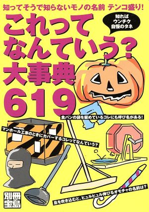 これってなんていう？ 大事典619 知ってそうで知らないモノの名前 別冊宝島