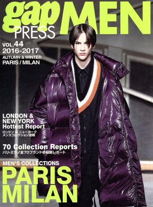 gap PRESS MEN(VOL.44) 2016-2017 Autumn&Winter gap PRESS Collections