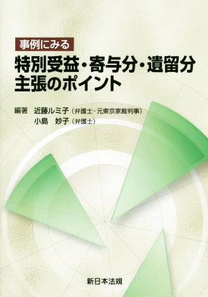 事例にみる特別受益・寄与分・遺留分主張のポイント