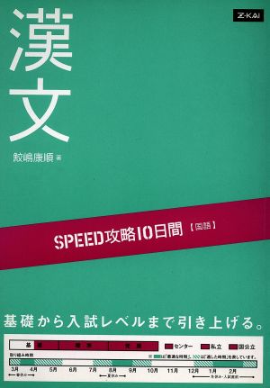 SPEED攻略10日間 国語 漢文 基礎から入試レベルまで引き上げる。