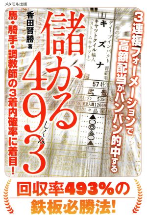 儲かる493 3連複フォーメーションで高額配当がバンバン的中する