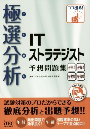 極選分析ITストラテジスト予想問題集 ココ出る！