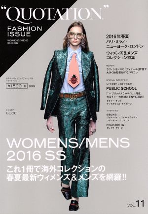 QUOTATION FASHION ISSUE(VOL.11)