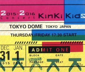 2015-2016 Concert KinKi Kids(通常版)(Blu-ray Disc) 中古DVD