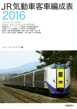 JR気動車客車編成表(2016)