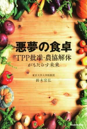 悪夢の食卓 TPP批准・農協解体がもたらす未来