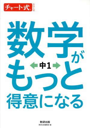 数学がもっと得意になる 中1 チャート式シリーズ