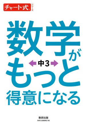 数学がもっと得意になる 中3 チャート式シリーズ