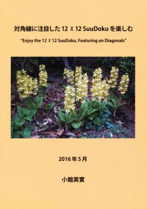 対角線に注目した12×12 SuuDokuを楽しむ