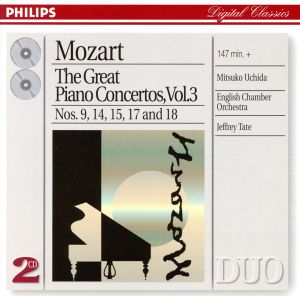 【輸入盤】MOZART:THE GREAT PIANO CONCERTOS、Vol.3