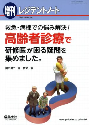 救急・病棟での悩み解決！高齢者診療で研修医が困る疑問を集めました。