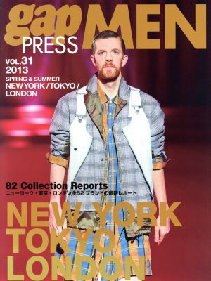 gap PRESS MEN(VOL.31) 2013 Spring&Summer gap PRESS Collections