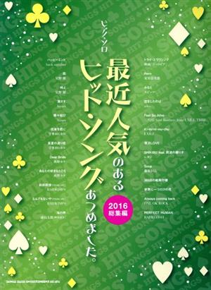 最近人気のあるヒット・ソングあつめました。 ピアノ・ソロ 2016総集編