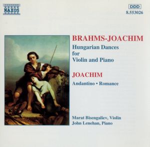 【輸入盤】BRAHMS:Hungarian Dances for Vilon and Piano