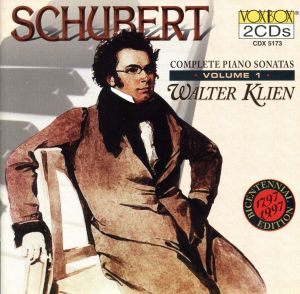 【輸入盤]】SCHUBERT・Complete Piano Sonatas・Vol.1