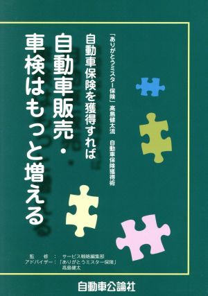 自動車保険を獲得すれば自動車販売・車検はもっと増える