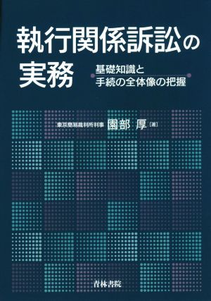 執行関係訴訟の実務 基礎知識と手続の全体像の把握