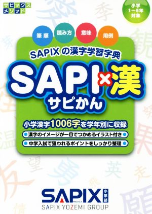 SAPI×漢SAPIXの漢字学習字典サピックスメソッド