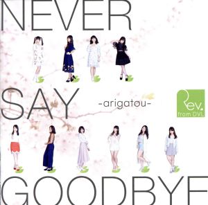 NEVER SAY GOODBYE ～arigatou～(Web盤 Type-A)(DVD付)