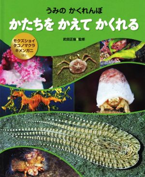 かたちをかえてかくれる モクズショイ・タコノマクラ・キメンガニ ほか うみのかくれんぼ