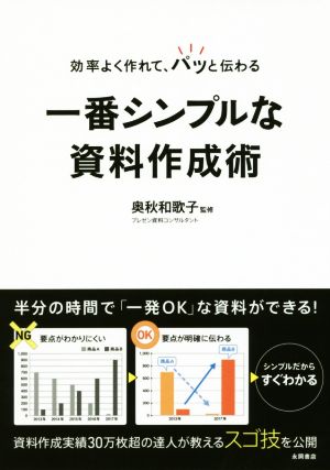 一番シンプルな資料作成術 効率よく作れて、パッと伝わる