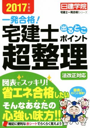 一発合格！宅建士出るとこポイント超整理(2017年度版) 日建学院「宅建士一発合格！」シリーズ