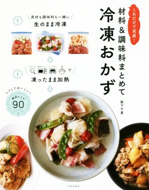 材料&調味料まとめて冷凍おかず これだけで完成！