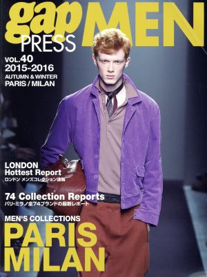 gap PRESS MEN(VOL.40) 2015-2016 Autumn&Winter gap PRESS Collections