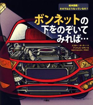 ボンネットの下をのぞいてみれば… 絵本図鑑:その下はどうなっているの？