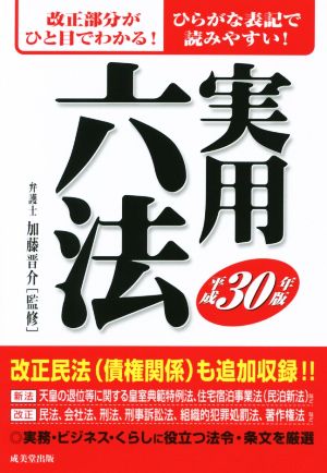 実用六法(平成30年版)