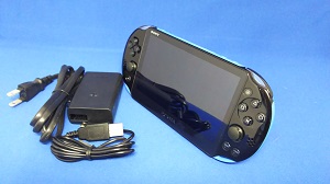 【箱説なし】PlayStationVita Wi-Fiモデル ブルー/ブラック(PCHJ-10017)