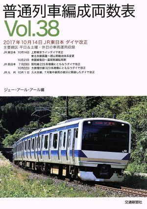 普通列車編成両数表(Vol.38)