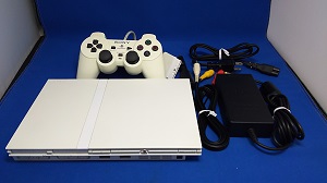 【箱説なし】PlayStation2:セラミック・ホワイト(SCPH70000CW)