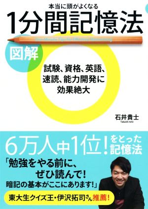 図解 本当に頭がよくなる1分間記憶法 試験、資格、英語、速読、能力開発に効果絶大