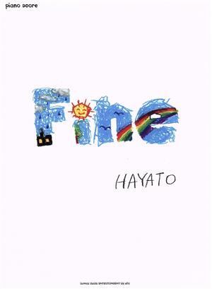 HAYATO「Fine」 piano score