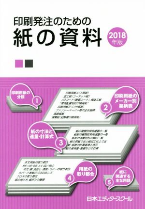 印刷発注のための紙の資料(2018年版)