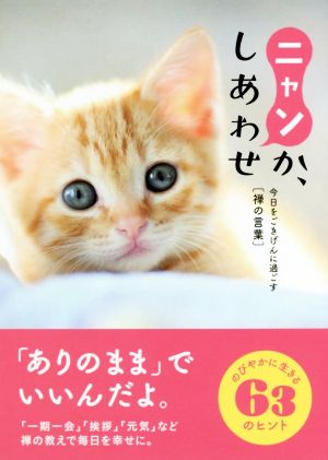 ニャンか、しあわせ 今日をごきげんに過ごす禅の言葉