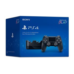 ワイヤレスコントローラー(DUALSHOCK4) Days of Play Special Pack Black