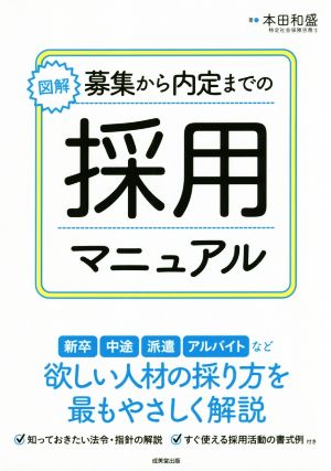 図解 募集から内定までの採用マニュアル