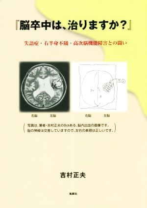 『脳卒中は、治りますか？』 失語症・右半身不随・高次脳機能障害との闘い