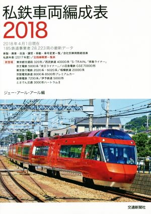私鉄車両編成表(2018)