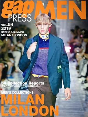 gap PRESS MEN(VOL.54) 2019 SPRING & SUMMER MILAN/LONDON gap PRESS Collections