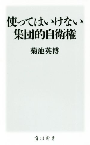 使ってはいけない集団的自衛権 角川新書