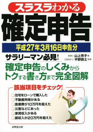 スラスラわかる確定申告(平成27年3月16日申告分)