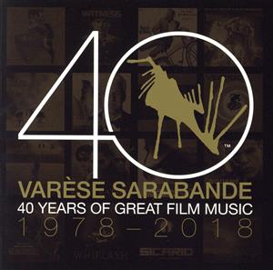 【輸入盤】Varese Sarabande:40 Years of Great Film Music 1978-2018