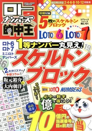 ロトナンバーズ的中王 ロト6ロト7ミニロトナンバーズ1等ナンバー丸見え！スケルトンブロック コアムックシリーズ