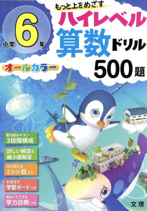 小学6年ハイレベル算数ドリル500題 もっと上をめざす オールカラー