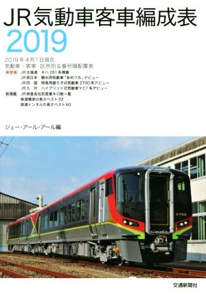 JR気動車客車編成表(2019)